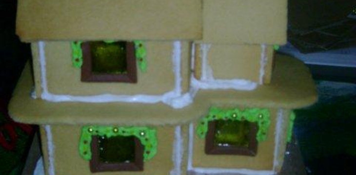 Шаг №22 Пряничный домик от Annula