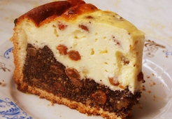 Пирог творожно-маковый