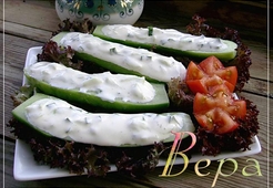 Фаршированные огурцы