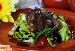 Салат из куриной печени по-уральски