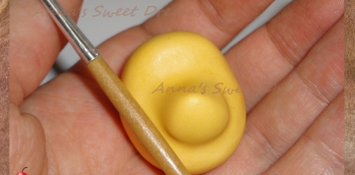 Шаг №2 Винни Пух из мастики от Annula