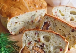 Анисовый пирог с йогуртом и горбушей