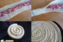 Шаг 3: Форму для выпечки смазать растительным …