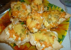 Рецепт: Куриные отбивные с овощами