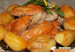 Рецепт: Куриные крылья "Воспоминания о Праге"