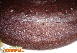 Шоколадный бисквит с подогревом