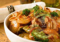 Рецепт: Брокколи с креветками