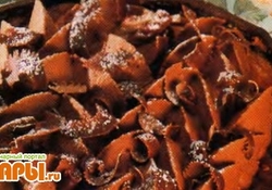 Рецепт: Яблочный пирог "Шоколадница"