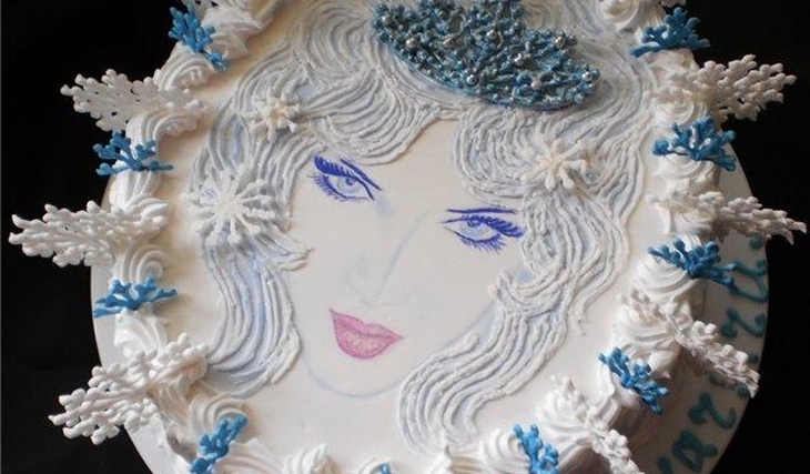 Торт "Снежная королева в волшебном зеркале" от natasha41