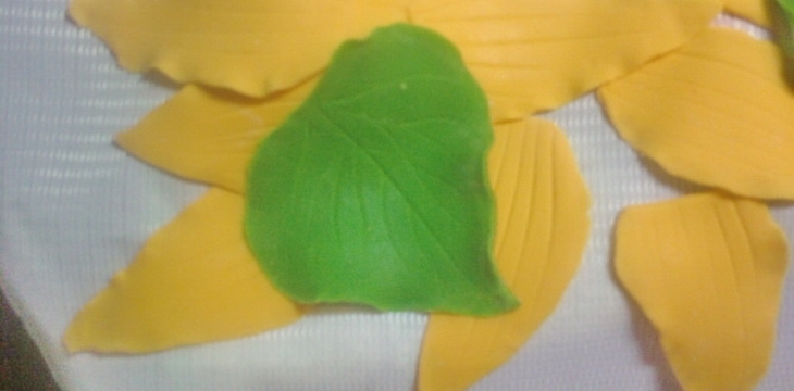 Шаг №8 МК Торт Фея на подсолнухе от alizka