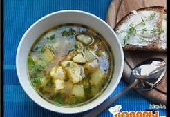 Куриный суп с клёцками