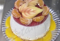 Торт творожный диетический "Лебедь"