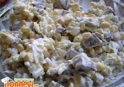 Рецепт: Cалат "Новогодний"