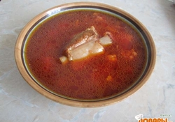 Рецепт: Украинский борщ с цветной капустой