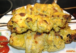 Куриный шашлык с индийскими пряностями