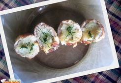 Рулетики мясные пикантные