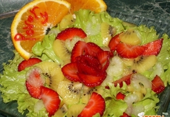 Салат "Клубничка"