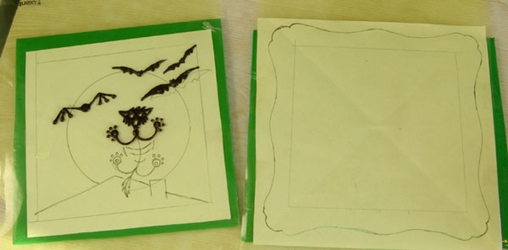 Шаг №1 МК Шоколадная кртинка от Toropyga