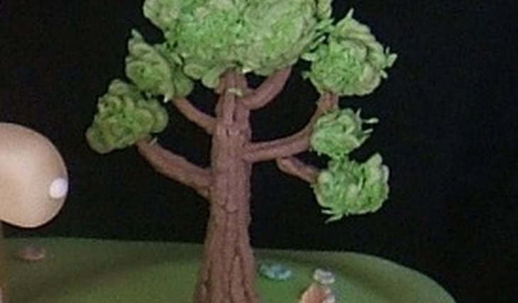 МК Деревья из айсинга от Linka