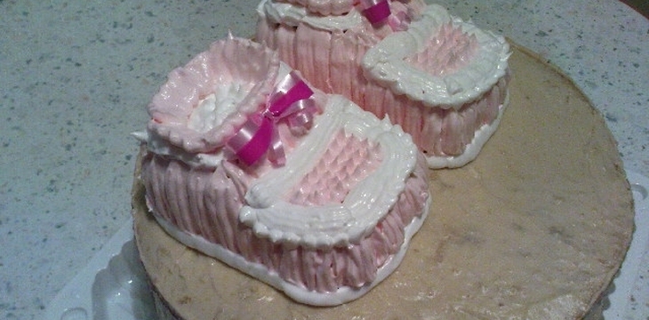 Шаг №5 Пинетки из крема от МОРОШКА