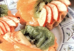 Рецепт: Фруктовые корзиночки