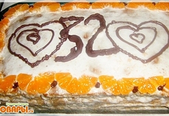 Торт бисквитный