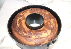 Мраморный бисквит