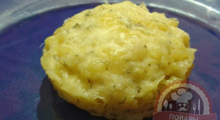 Кексы с твердым сыром