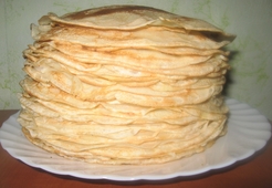 Блинчики тонкие