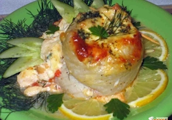 Рецепт: Рулетики из рыбного филе