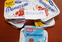 Шаг 2: Выпекаем бисквит при 180 гр …