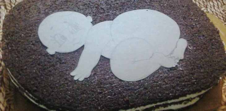 Шаг №3 МК Малышка с пинетками