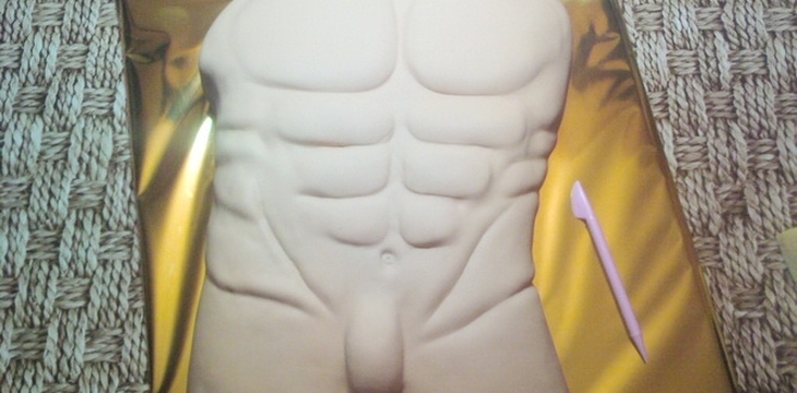 Шаг №6 МК Торт Мужской торс от alizka