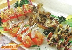 Рецепт: Морское ассорти