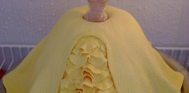 Шаг №9 МК Торт Кукла Братц 2 от Annula