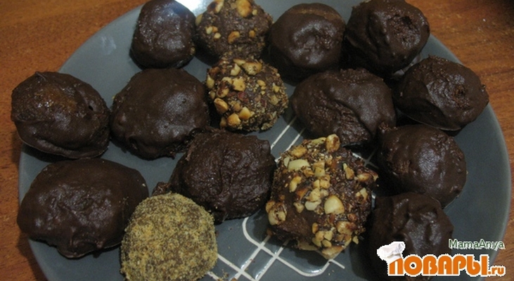 Домашние шоколадные конфеты