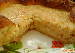 Рецепт: Сырно-луковый пирог