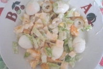 Шаг 5: Перемешать, соль и майонез в …