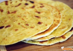 Рецепт: Ремейк на рецепт Индийских чапати