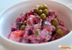 Винегрет с майонезом (соевым или постным)