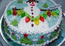 Рецепт: Торт новогодний