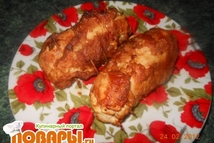 Шаг 6: Сделать кляр. Обмакать рулеты в …