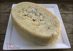 Творожная запеканка в пароварке.