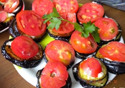 Рецепт: Остренькие баклажаны