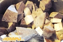 Шаг 3: После порезать на 4-5 частей …