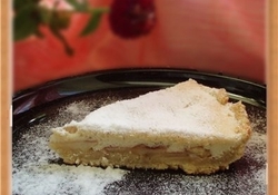 Рецепт: Яблочный пирог с бисквитным покрытием