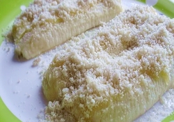 Рецепт: Банановый десерт с кунжутом и медом