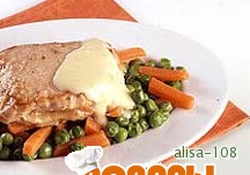 Рецепт: Медальоны из телятины с фондю