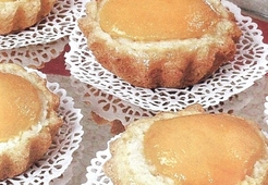 Кексы с персиками