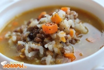 Шаг 3: Хлеб порезала на кубики себе …